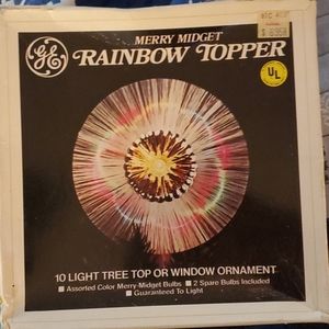 Merry midget rainbow topper